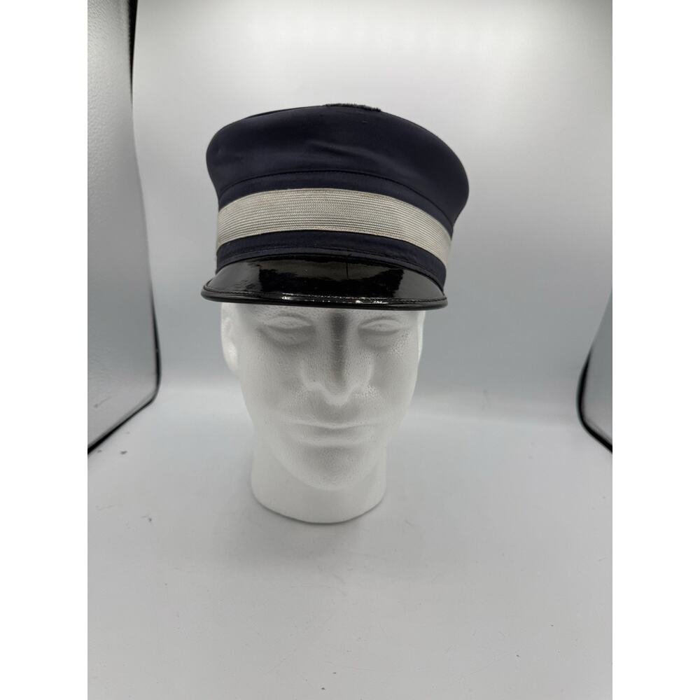 William Scully Montreal Band Uniform Cap 6 7/8 Navy Blue Visor Hat Canada
